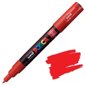 Akrylový fix Posca PC-1M 0,7mm (tenký kulatý hrot) - varianty - PC-1M 0,7 - 1 mm - Red 15
