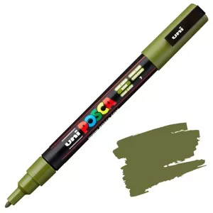 Akrylový fix Posca PC-3M 0,9-1,3mm (kulatý hrot) - varianty - PC-3M 0,9 - 1,3 mm - Khaki Green 7