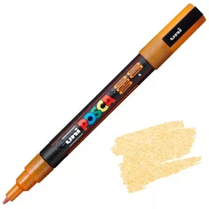 Akrylový fix Posca PC-3M 0,9-1,3mm (kulatý hrot) - varianty - PC-3ML 0,9 - 1,3 mm - Glitter Orange 4