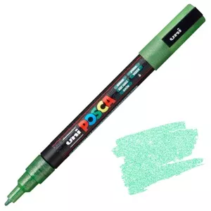 Akrylový fix Posca PC-3M 0,9-1,3mm (kulatý hrot) - varianty - PC-3ML 0,9 - 1,3 mm - Glitter Green 6