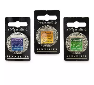 Akvarelové barvy Sennelier jednotlivě