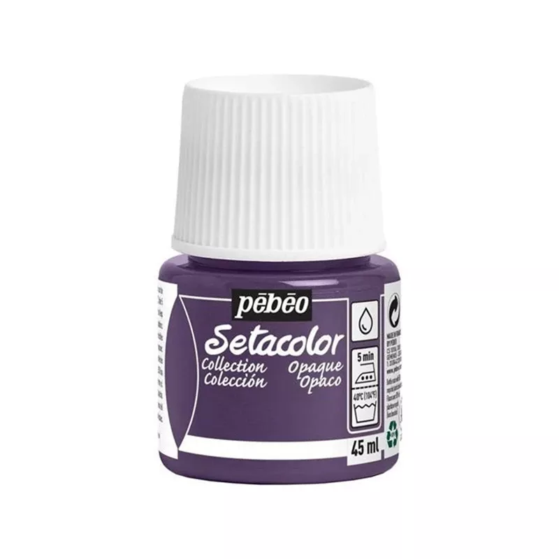 Barva na textil krycí SETACOLOR Opague (Pébéo) 45ml - Retro Purple NEW