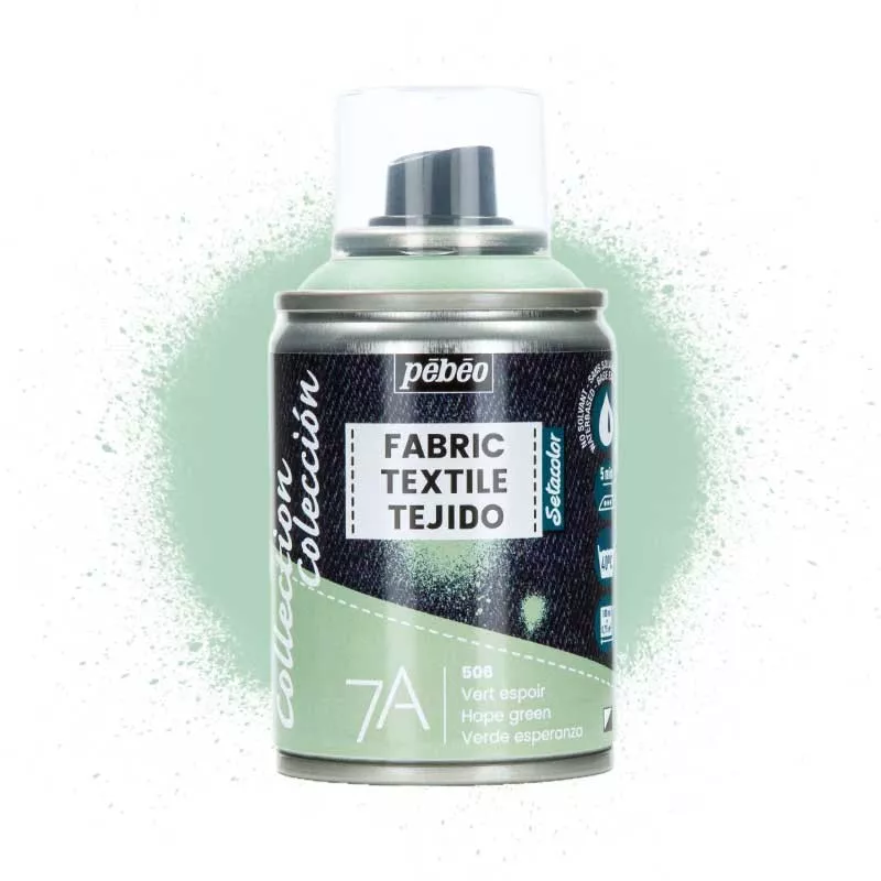 Barva na textil ve spreji (Pébéo) - 100ml Hope zelená NEW