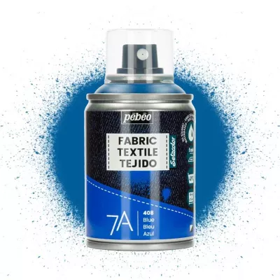 Barva na textil ve spreji (Pébéo) - 100ml Modrá