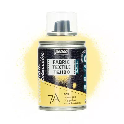 Barva na textil ve spreji (Pébéo) - 100ml Radostná žlutá  NEW