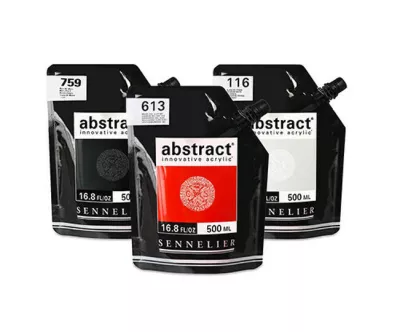 Barvy akrylové - ABSTRACT (Sennelier) - 500ml