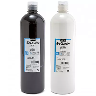 Barvy na textil SETACOLOR krycí  1 litr
