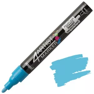 Olejový fix 4Artist Marker (Pébéo) - hrot 4 mm - varianty - 4Artist Marker 4 mm - 33 Light Blue Pebeo