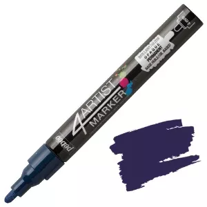 Olejový fix 4Artist Marker (Pébéo) - hrot 4 mm - varianty - 4Artist Marker 4 mm - 11 Deep Blue Pebeo