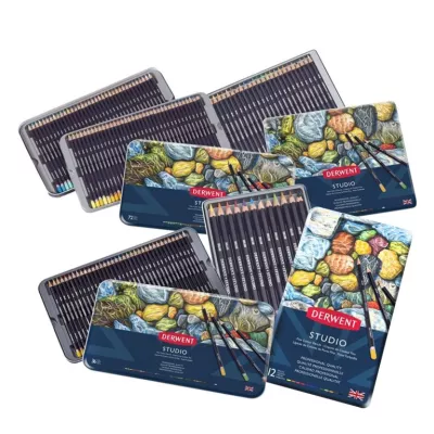 Sady uměleckých tužek, pastelek