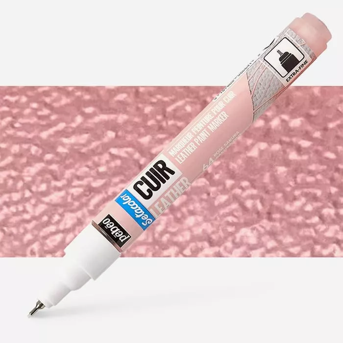Setacolor Leather marker - 10 odstínů - 64 Sakura pink Pebeo