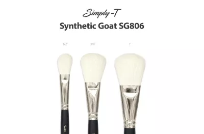 Simply-T Syntetic Goat 806 - varianty | Simply-T Syntetic Goat 806-1/2, Simply-T Syntetic Goat 806-3/4, Simply-T Syntetic Goat 806-1"