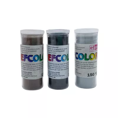 Smaltovací pudry struktur.metalické - EFCOLOR