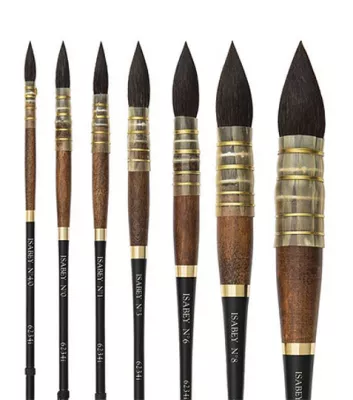 Štětce na akvarelové a vodové barvy