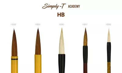 Štětce na kaligrafii