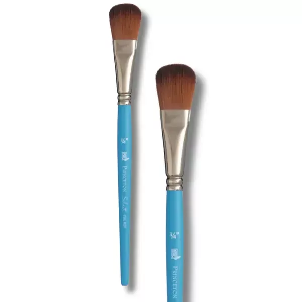 Štětec Princeton Select Artiste™ Oval Mop - synt. oválný mop - varianty - Oval Mop Synthetic Brush - 3/4