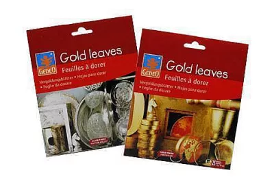 Zlatící fólie "listy"