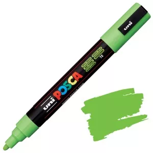 Akrylový fix Posca PC-5M 2,5mm (kulatý hrot) - varianty - PC-5M 1,8 - 2,5 mm - Apple Green 72