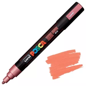 Akrylový fix Posca PC-5M 2,5mm (kulatý hrot) - varianty - PC-5M 1,8 - 2,5 mm - Metallic Red M15