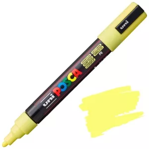 Akrylový fix Posca PC-5M 2,5mm (kulatý hrot) - varianty - PC-5M 1,8 - 2,5 mm - Sunshine Yellow P2