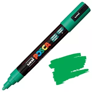 Akrylový fix Posca PC-5M 2,5mm (kulatý hrot) - varianty - PC-5M 1,8 - 2,5 mm - Green 6