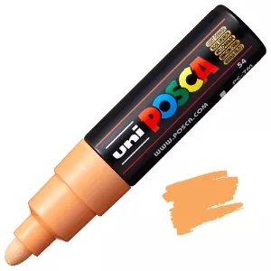 Akrylový fix Posca PC-7M 4,5-5,5mm (Kulatý hrot) - varianty - PC-7M 4,5 - 5,5 mm - Light Orange 54