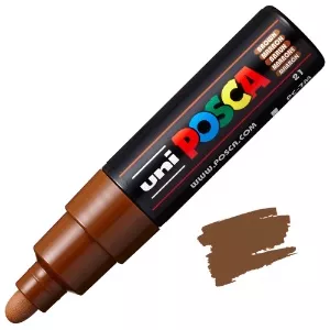 Akrylový fix Posca PC-7M 4,5-5,5mm (Kulatý hrot) - varianty - PC-7M 4,5 - 5,5 mm - Brown 21