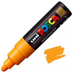 Akrylový fix Posca PC-7M 4,5-5,5mm (Kulatý hrot) - varianty - PC-7M 4,5 - 5,5 mm - Bright Yellow 3