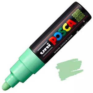 Akrylový fix Posca PC-7M 4,5-5,5mm (Kulatý hrot) - varianty - PC-7M 4,5 - 5,5 mm - Light Green 5
