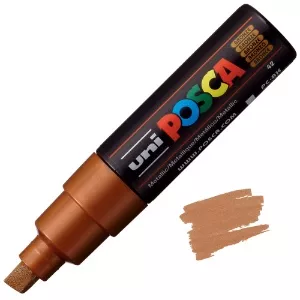 Akrylový fix Posca PC-8K 8mm (zkosený hrot) - varianty - PC-8K 8 mm - Bronze 42