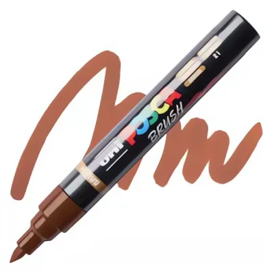 Akrylový fix Posca se štětečkovým hrotemPC-5BR - varianty Akrylový fix Posca se štětečkovým hrotemPC-5BR - varianty