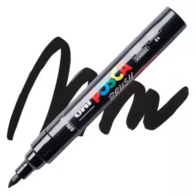 Akrylový fix Posca se štětečkovým hrotemPC-5BR - varianty Akrylový fix Posca se štětečkovým hrotemPC-5BR - varianty