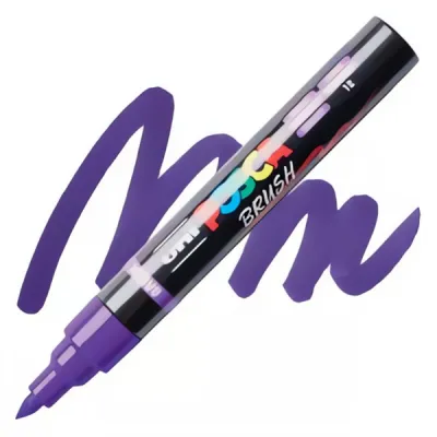 Akrylový fix Posca se štětečkovým hrotemPC-5BR - varianty Akrylový fix Posca se štětečkovým hrotemPC-5BR - varianty