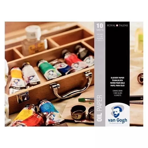 Blok na olejové barvy Van Gogh - různé velikosti - Blok pro olej Van Gogh - 30x40cm 240g - 10listů