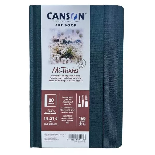 Canson Art Book Mi-Teintes - skicák pro pastel a kresbu 80l - varianty