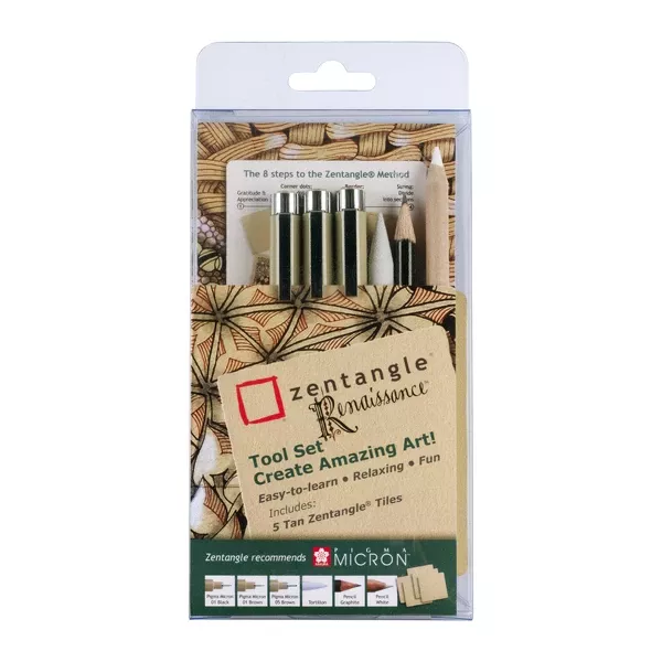 Zentangle® Renaissance Tool Set – Sada nástrojů pro kresbu, 11 kusů Sakura