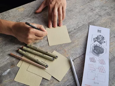 Zentangle® Renaissance Tool Set – Sada nástrojů pro kresbu, 11 kusů Sakura