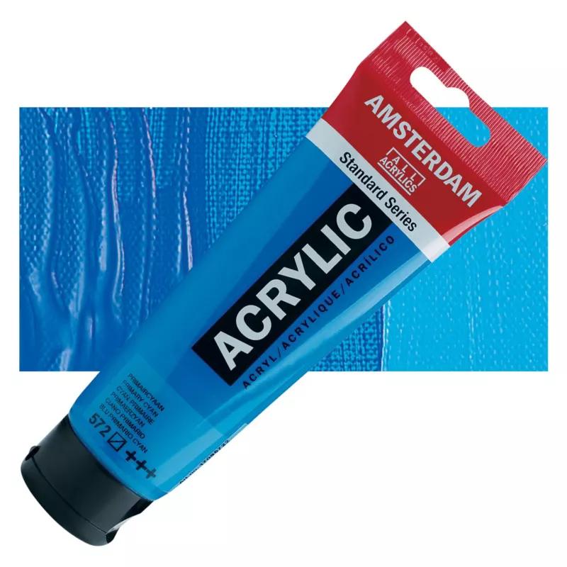 Akrylové barvy Amsterdam 20ml - varianty - 572 Primary Cyan Royal Talens