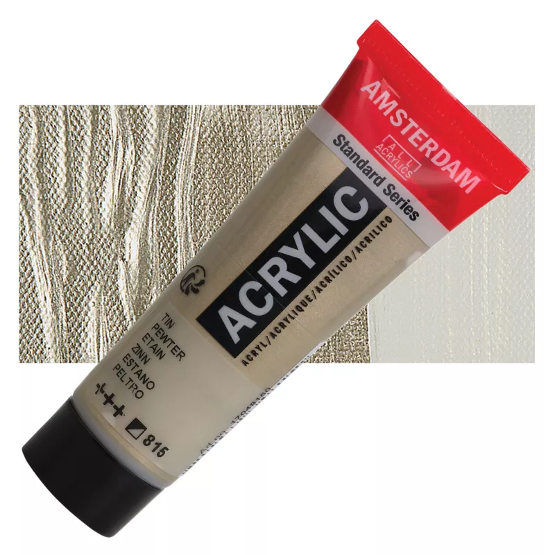Akrylové barvy Amsterdam 20ml - varianty - 815 Pewter Royal Talens