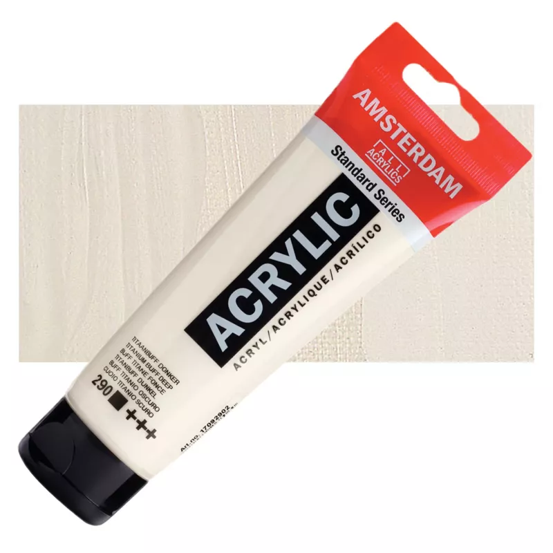 Akrylové barvy Amsterdam 250ml - varianty - 290 Titanium Buff Deep