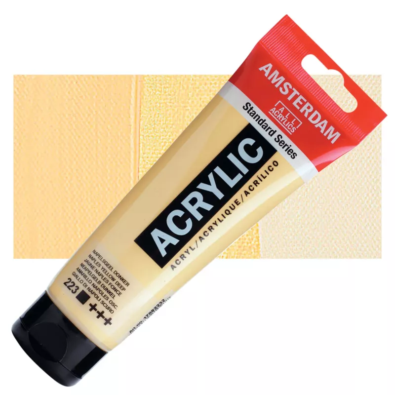 Akrylové barvy Amsterdam 250ml - varianty - 223 Naples Yellow Deep