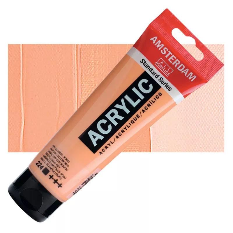 Akrylové barvy Amsterdam 250ml - varianty - 224 Naples Yellow red