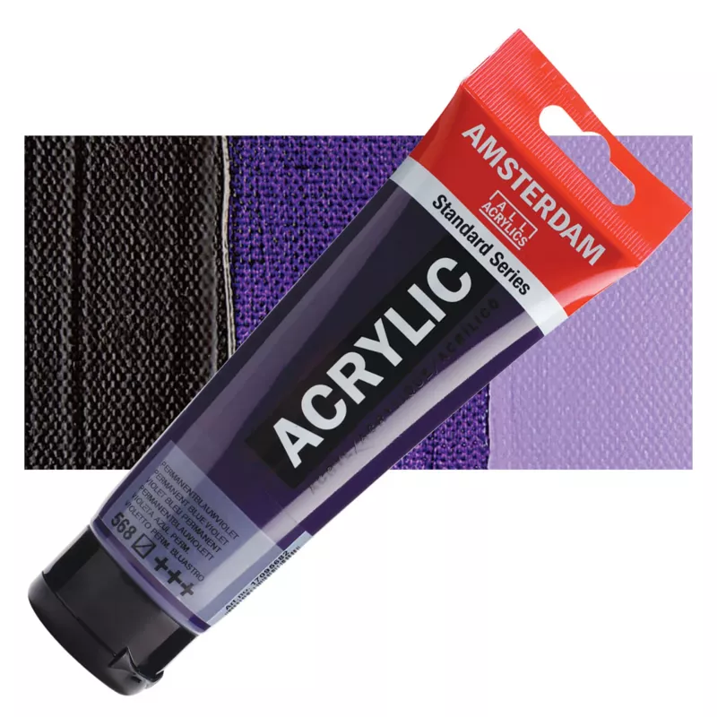 Akrylové barvy Amsterdam 250ml - varianty - 568 Perm. Blue Violet