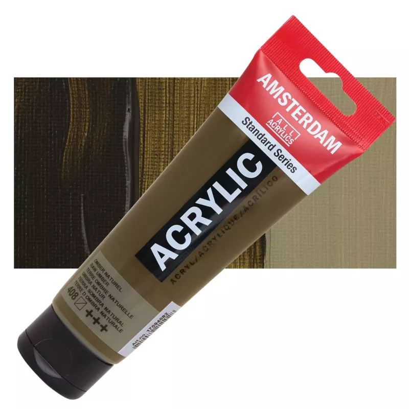 Akrylové barvy Amsterdam 250ml - varianty - 408 Raw Umber