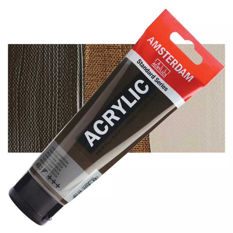 Akrylové barvy Amsterdam 250ml - varianty - 403 Vandyke Brown