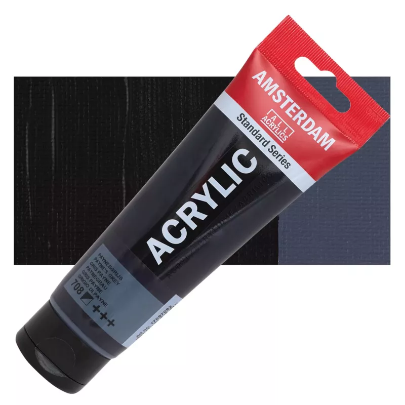 Akrylové barvy Amsterdam 250ml - varianty - 708 Paynes Grey