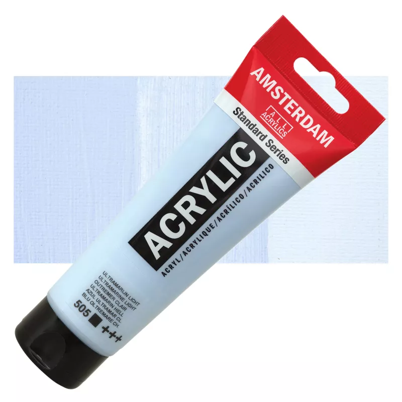 Akrylové barvy Amsterdam 120ml - varianty - 505 Ultramarine Light Royal Talens