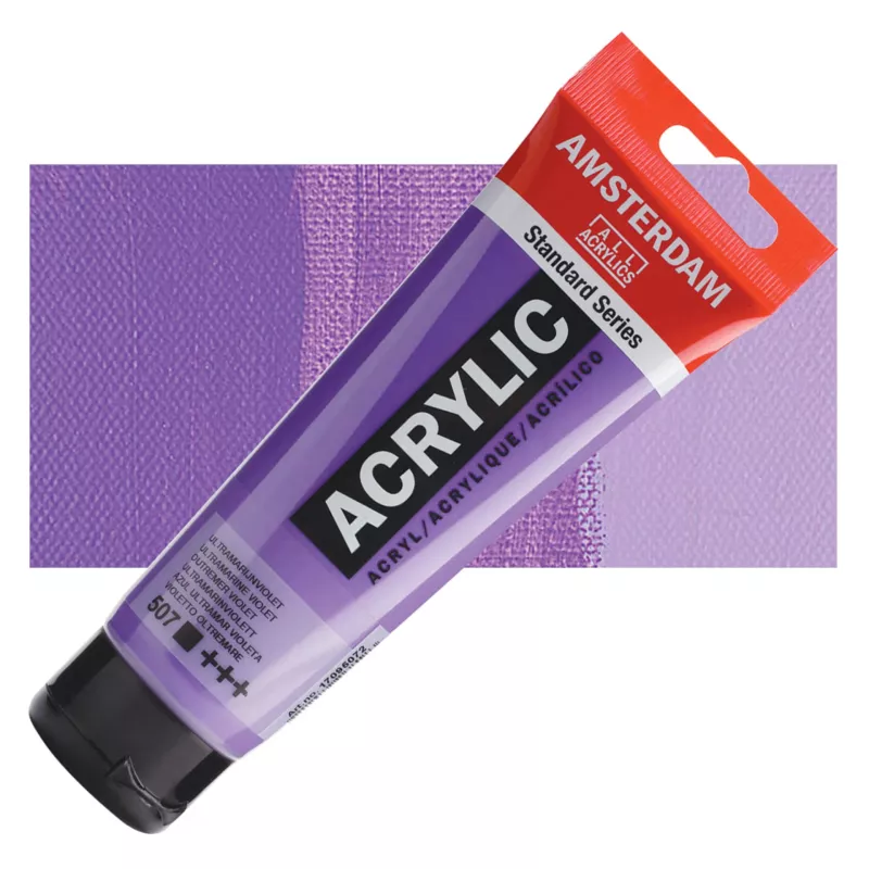 Akrylové barvy Amsterdam 120ml - varianty - 507 Utramarine Violet Royal Talens