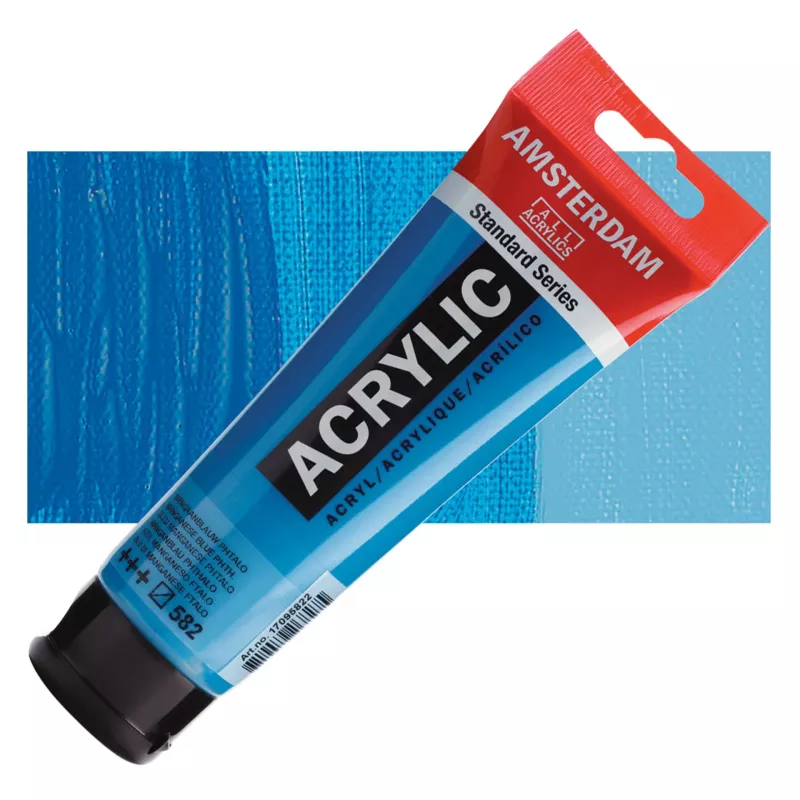 Akrylové barvy Amsterdam 120ml - varianty - 582 Manganese Blue Royal Talens