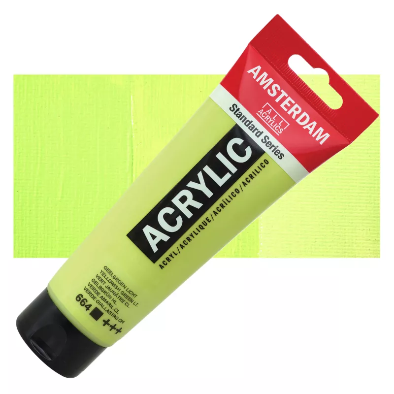Akrylové barvy Amsterdam 120ml - varianty - 664 Yellowish Green Light Royal Talens